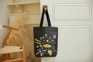 발달장애인 디자인 예술 페트병 재활용 친환경 리유저블 가방 숄더백 다용도 장바구니